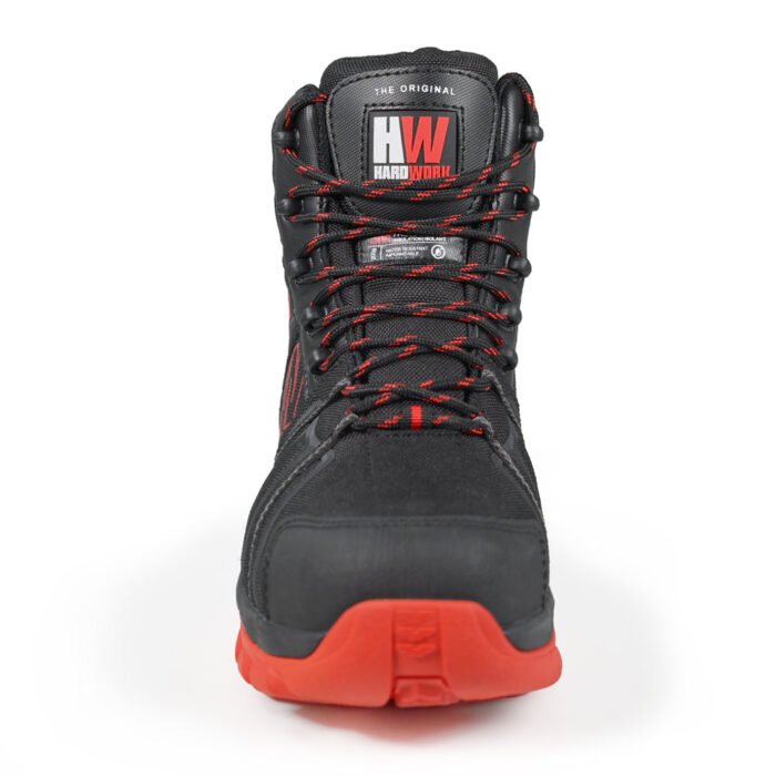 Zapato de seguridad HARDWORK HW Bering High C/ Thinsulate Red Unisex - Imagen 4