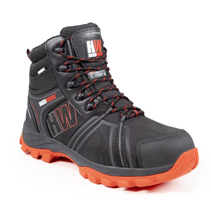Zapato de seguridad HARDWORK HW Bering High C/ Thinsulate Red Unisex - Imagen 3
