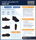 Skechers Zapatilla Mujer Ocupacional Jinie - Imagen 5