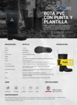 Bota PVC c/punta y plantilla Topsafe - Imagen 6