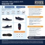 Skechers Zapatilla Mujer Ocupacional Squad Sr Navy - Imagen 6