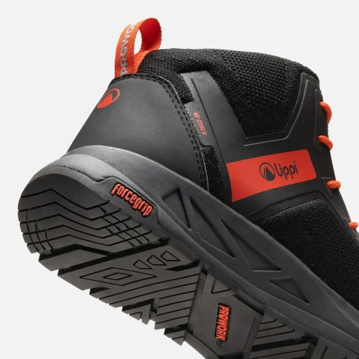 Zapato de seguridad LIPPI PRO WORK REACTION LIGHT MID ROJO Hombre - Imagen 4