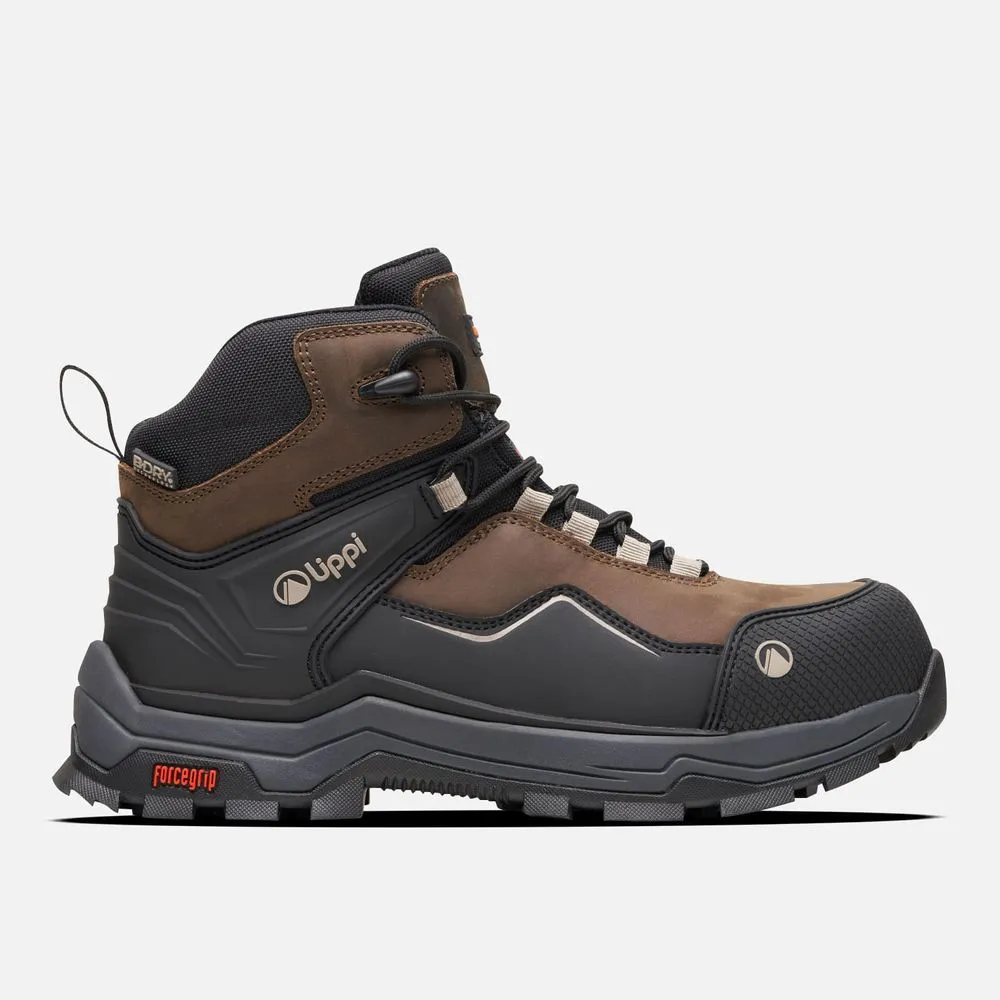 image-7f0aa21b72464c37bfa44b6755edb3b7 Zapato de seguridad LIPPI PRO WORK ATMOS MID CAFÉ OSCURO Hombre - Imagen 1