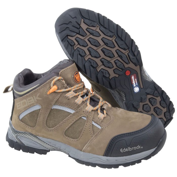 Zapato de seguridad EDELBROCK Edbk 177 Brown Unisex - Imagen 5