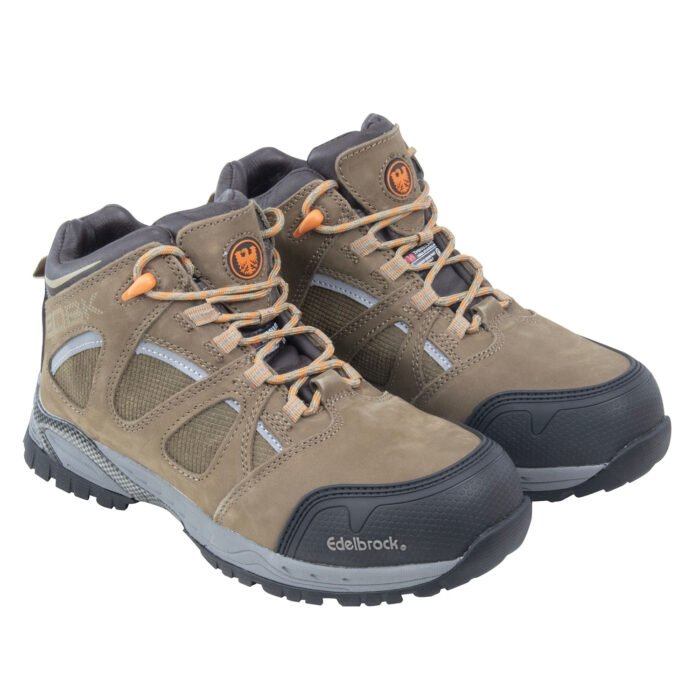Zapato de seguridad EDELBROCK Edbk 177 Brown Unisex - Imagen 4
