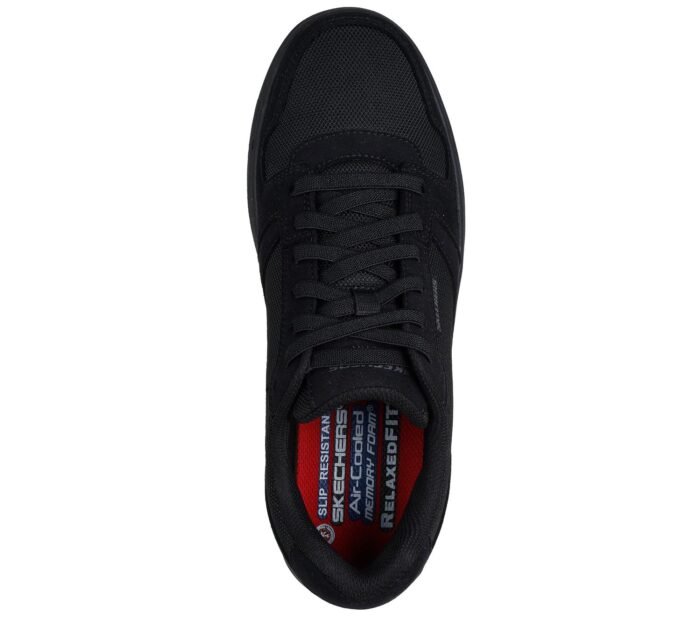 Zapatillas ocupacional Skechers Watab - Shred Treads Negro - Imagen 4