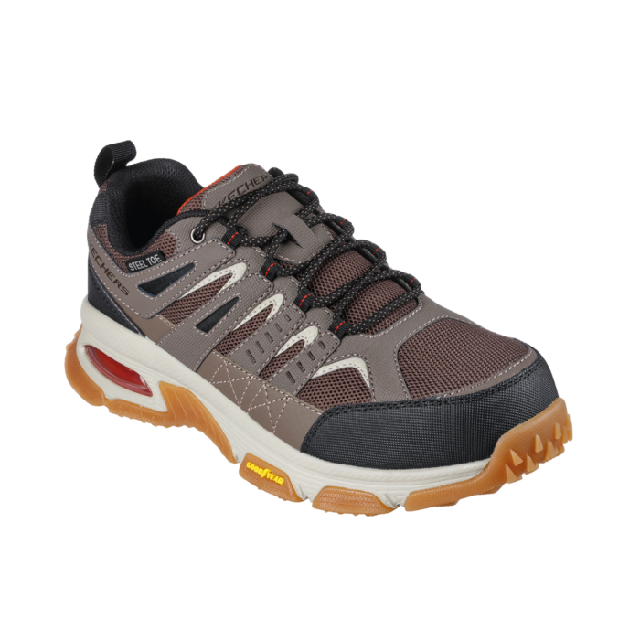 Zapato de Seguridad Skechers Skech-Air Envoy Steel Toe - Arcket Café Claro - Imagen 2