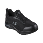 Zapato de Seguridad Skechers Arch Fit SR Evzan Negro - Imagen 2