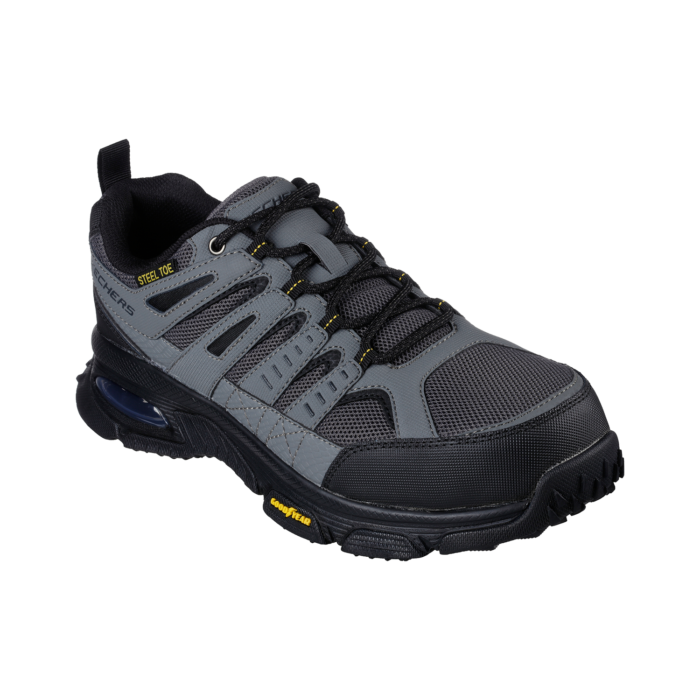 Zapato de Seguridad Skechers Skech-Air Envoy Steel Toe - Arcket Gris Negro - Imagen 2