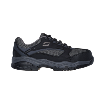 Zapato de Seguridad Skechers Biscoe Negro Carbón