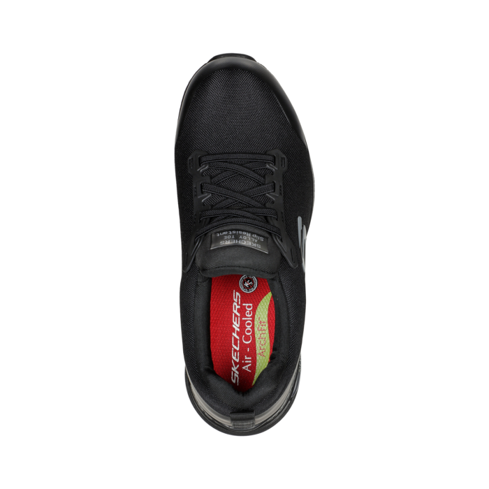 Zapato de Seguridad Skechers Arch Fit SR Evzan Negro - Imagen 3